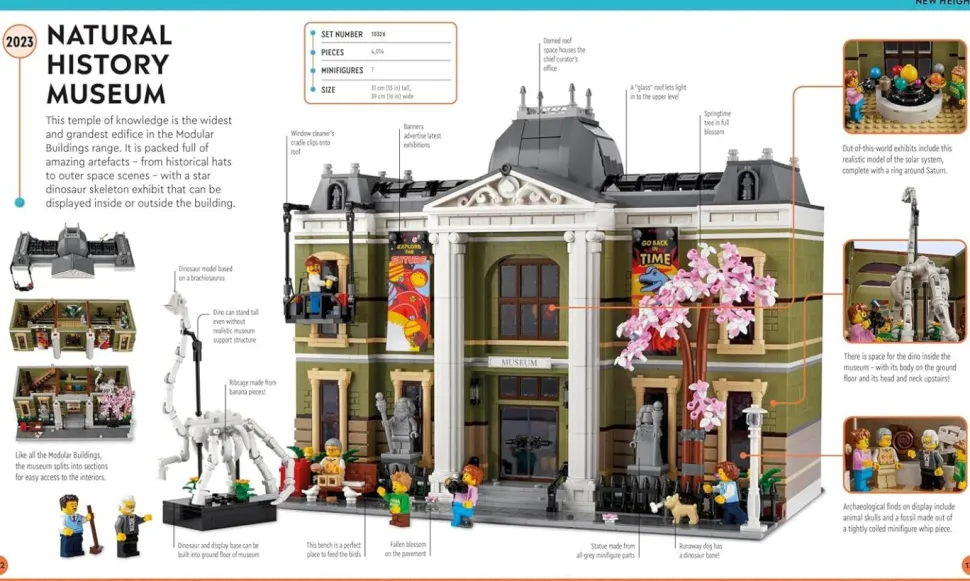 LEGO - Timelines: A Visual Journey Through Ten Decades of LEGO History Hardcover Book
