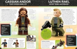 LEGO Star Wars - Character Encyclopedia Updated Edition Hardcover Book with Exclusive Emperor Palpatine Minifig
