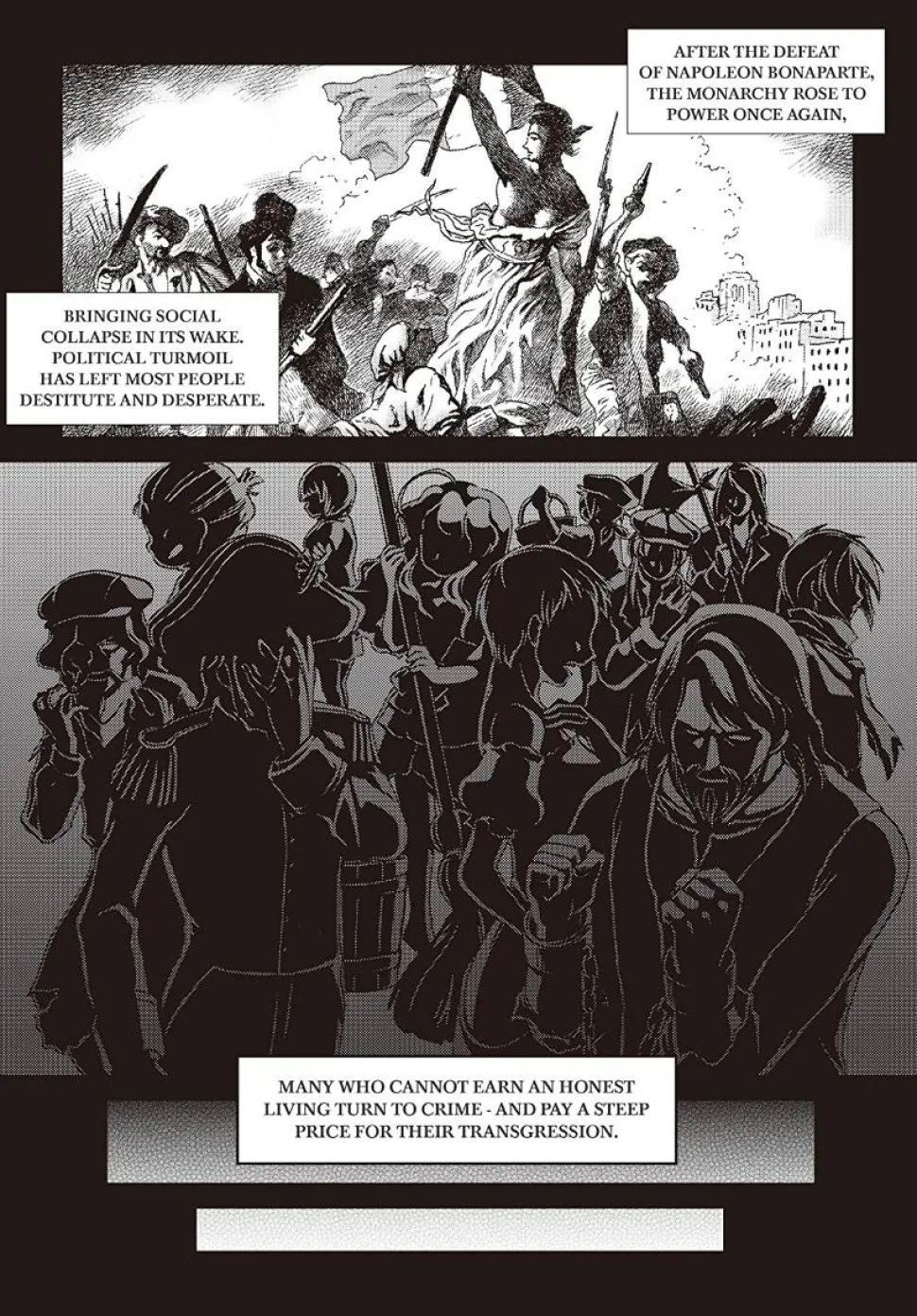 Les Miserables - Manga Classics Paperback Book