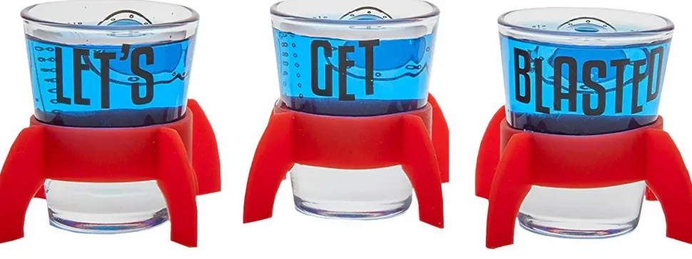 Let’s Get Blasted Shot Glass Set (3 Pieces)