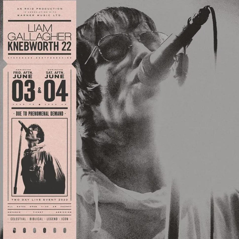 Liam Gallagher - Knebworth 22 LP Vinyl Record (Sun Yellow Coloured Vinyl)