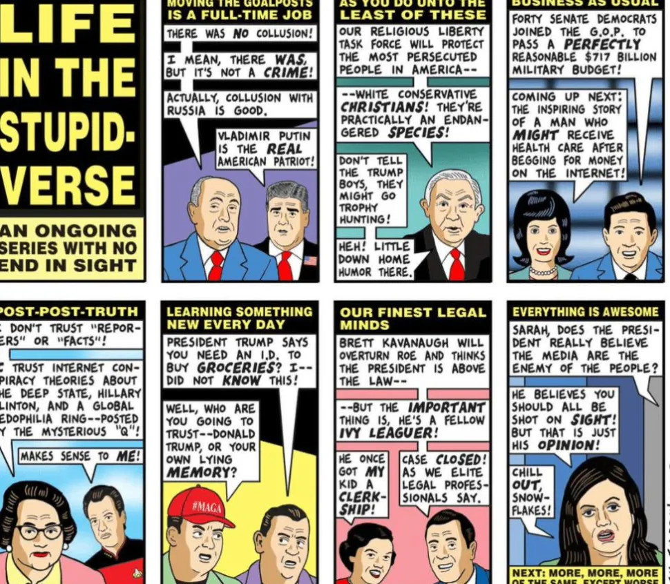 Life in the Stupidverse by Tom Tomorrow Paperback Book