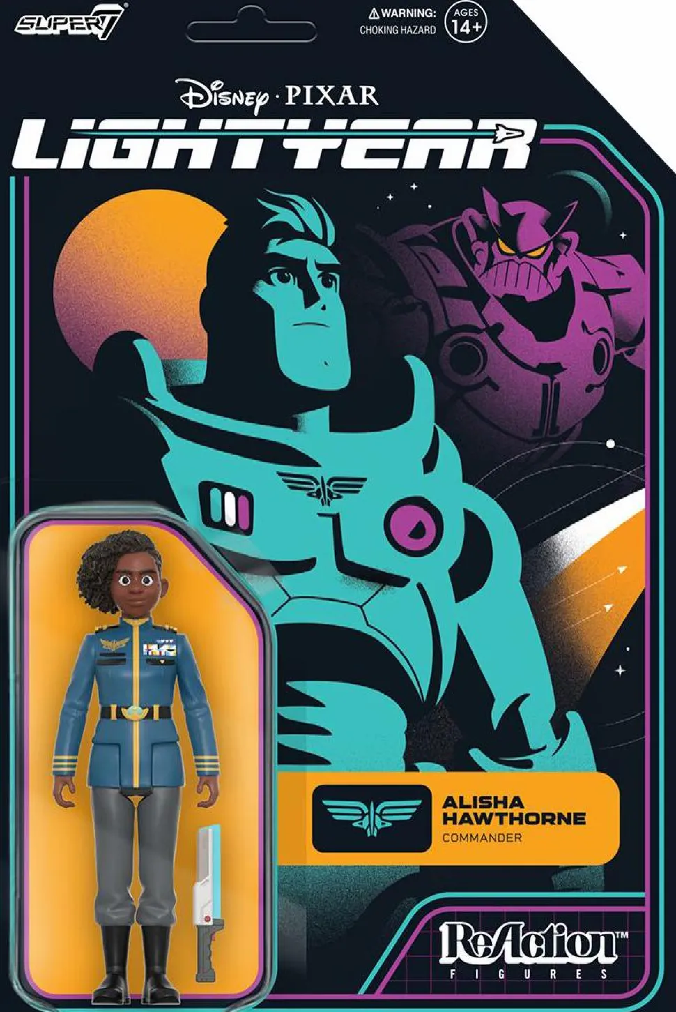 Lightyear (2022) - Alisha Hawthorne ReAction 3.75” Action Figure