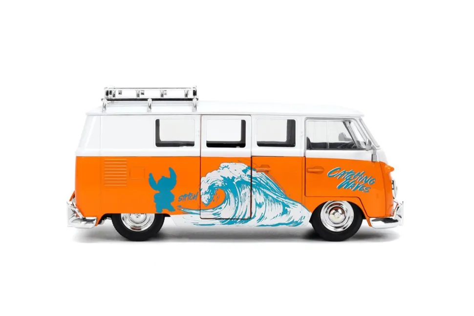 Lilo & Stitch - 1961 Volkswagen Bus with Stitch 1/24th Scale Die-Cast Vehicle Replica