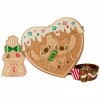 Lilo & Stitch - Angel & Stitch Gingerbread Heart Scented 8" Faux Leather Crossbody Bag with Coin Purse