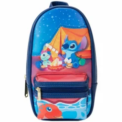 Lilo & Stitch - Camping Cuties 8" Faux Leather Pencil Case