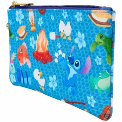 Lilo & Stitch - Camping Cuties 4" Nylon Wristlet Wallet