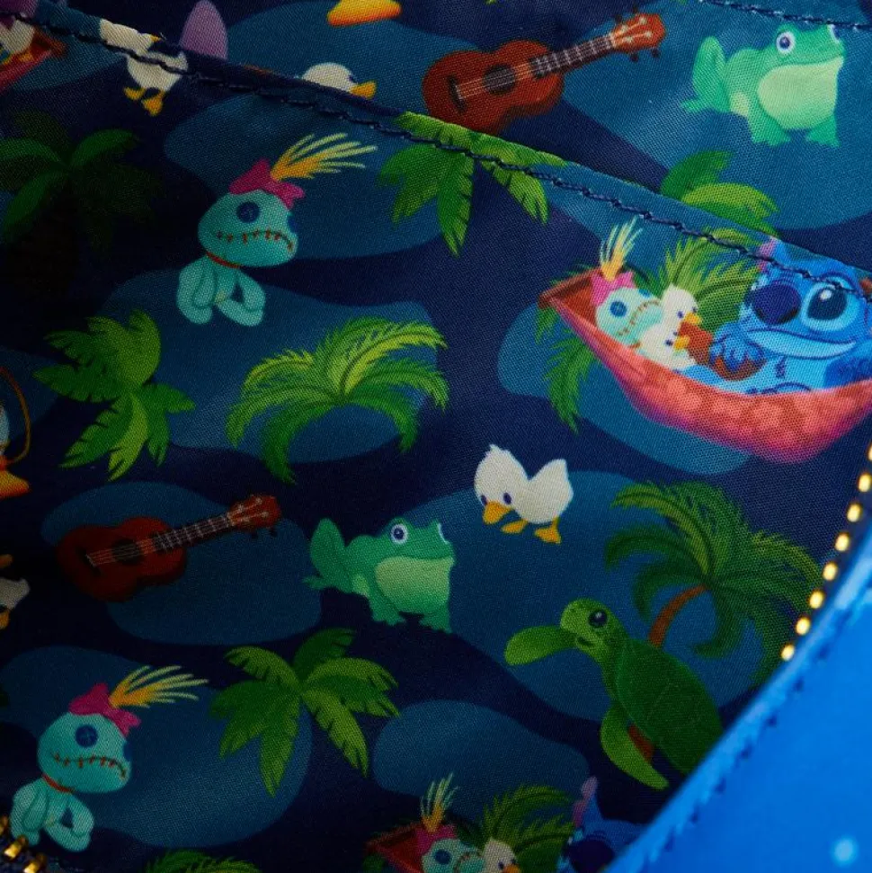 Lilo & Stitch - Camping Cuties 6" Faux Leather Crossbody Bag