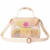Lilo & Stitch - Cherry Blossom Bow Handle 10" Faux Leather Crossbody Bag