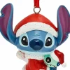 Lilo & Stitch - Christmas Stitch & Scrump Disney Icons & Villains Resin Ornament