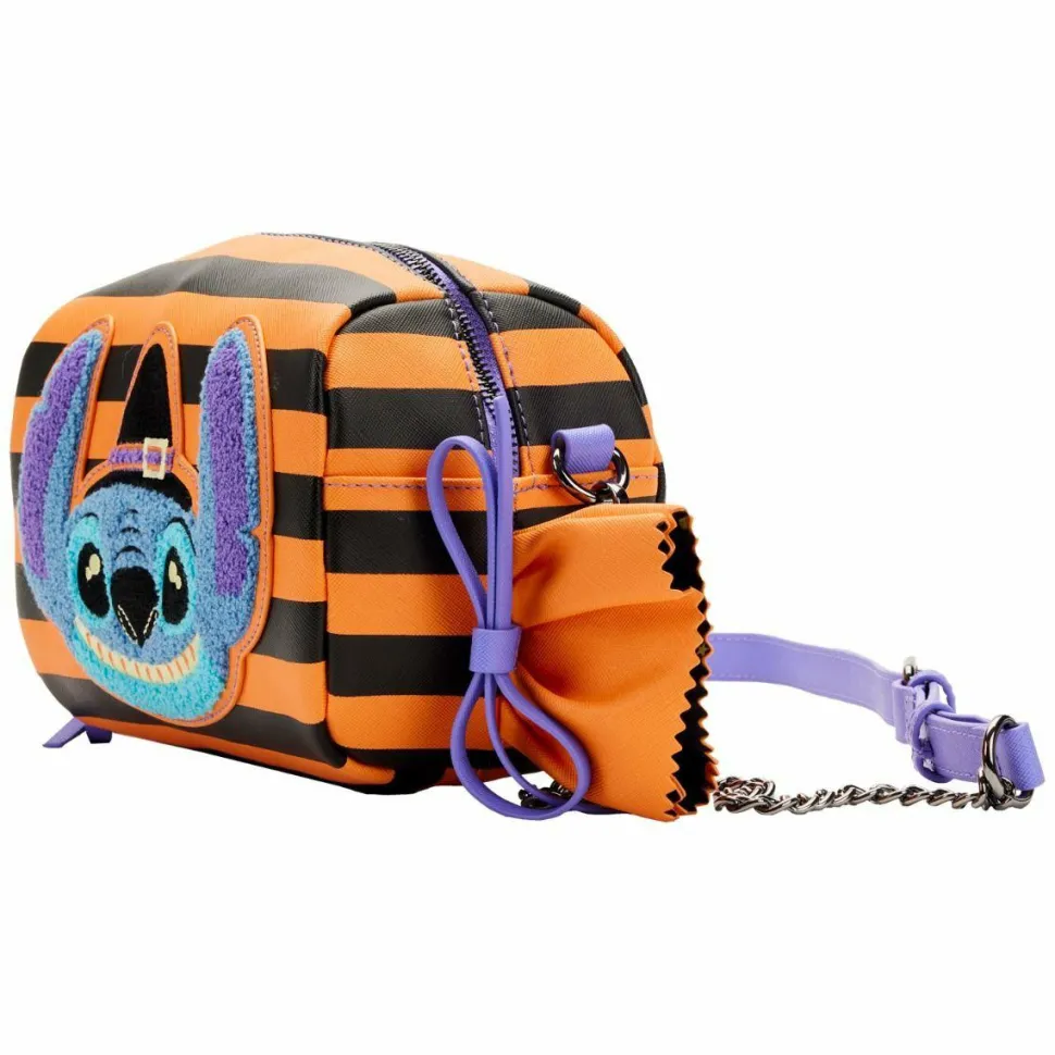 Lilo & Stitch - Halloween Candy Wrapper 6” Faux Leather Crossbody Bag