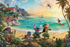 Lilo & Stitch - Lilo & Stitch by Thomas Kinkadale Poster (1220)