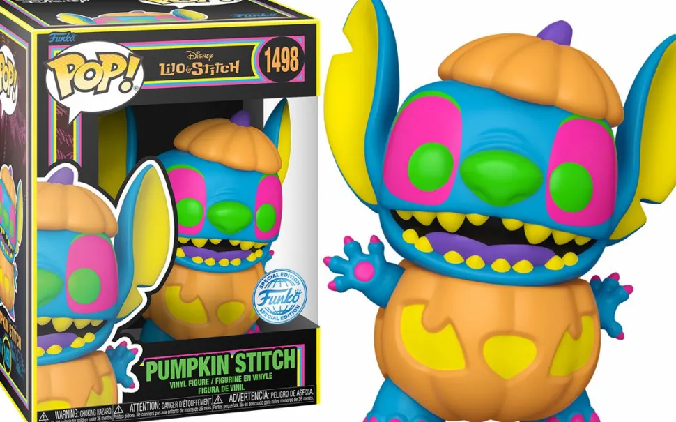 Lilo & Stitch - Pumpkin Stitch Blacklight Pop! Vinyl Figure