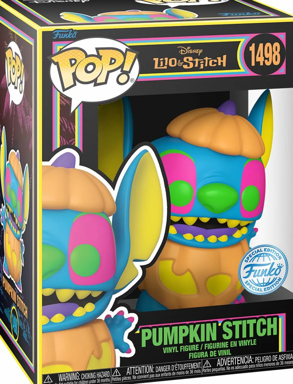 Lilo & Stitch - Pumpkin Stitch Blacklight Pop! Vinyl Figure