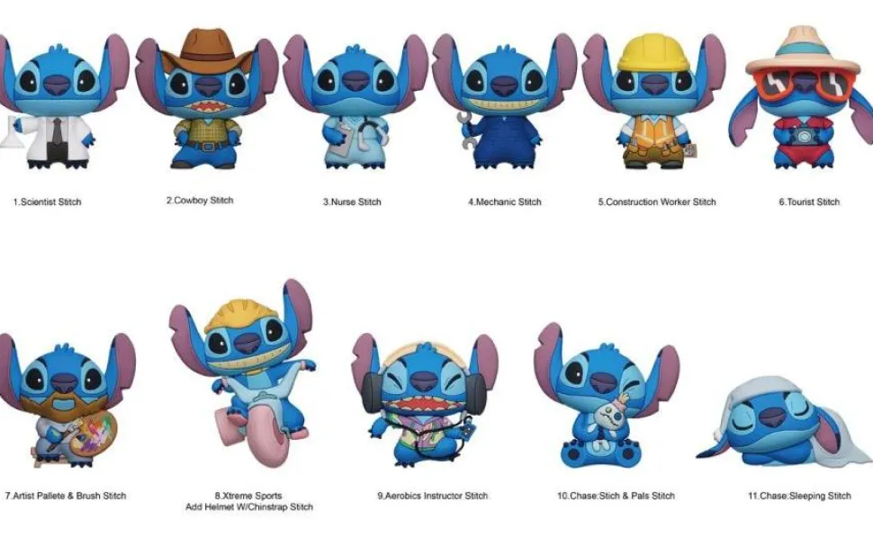 Lilo & Stitch - Series 06 3D Figural Foam Bag Clip Blind Bag (Single Unit)