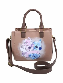 Lilo & Stitch - Stitch & Angel 8” Faux Leather Crossbody Bag