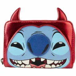 Lilo & Stitch - Stitch Devil Cosplay 4" Faux Leather Zip-Around Wallet