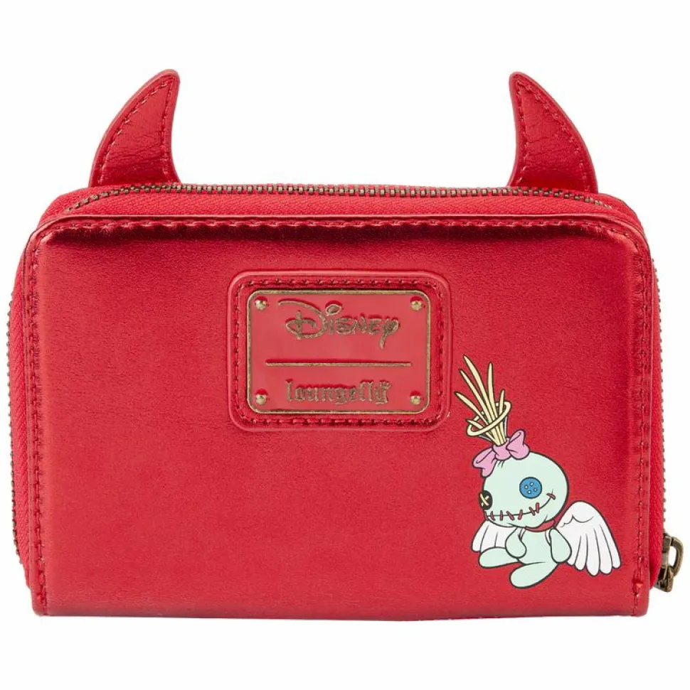 Lilo & Stitch - Stitch Devil Cosplay 4" Faux Leather Zip-Around Wallet