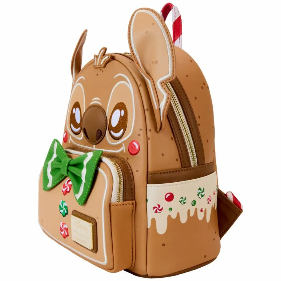 Lilo & Stitch - Stitch Gingerbread Cosplay Scented 10" Faux Leather Mini Backpack