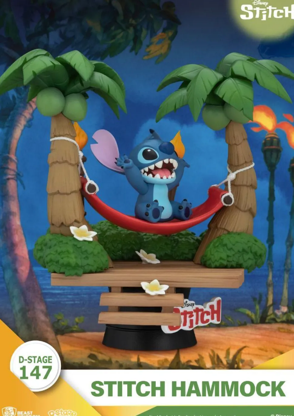 Lilo & Stitch - Stitch in Hammock D-Stage 6" PVC Diorama Statue