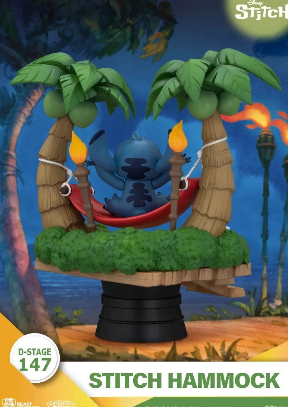 Lilo & Stitch - Stitch in Hammock D-Stage 6" PVC Diorama Statue