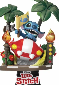 Lilo & Stitch - Stitch in Racing Car Ride D-Stage 6" PVC Diorama Statue