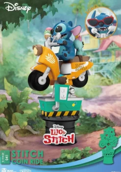 Lilo & Stitch - Stitch on Coin Ride D-Stage 6" PVC Diorama Statue