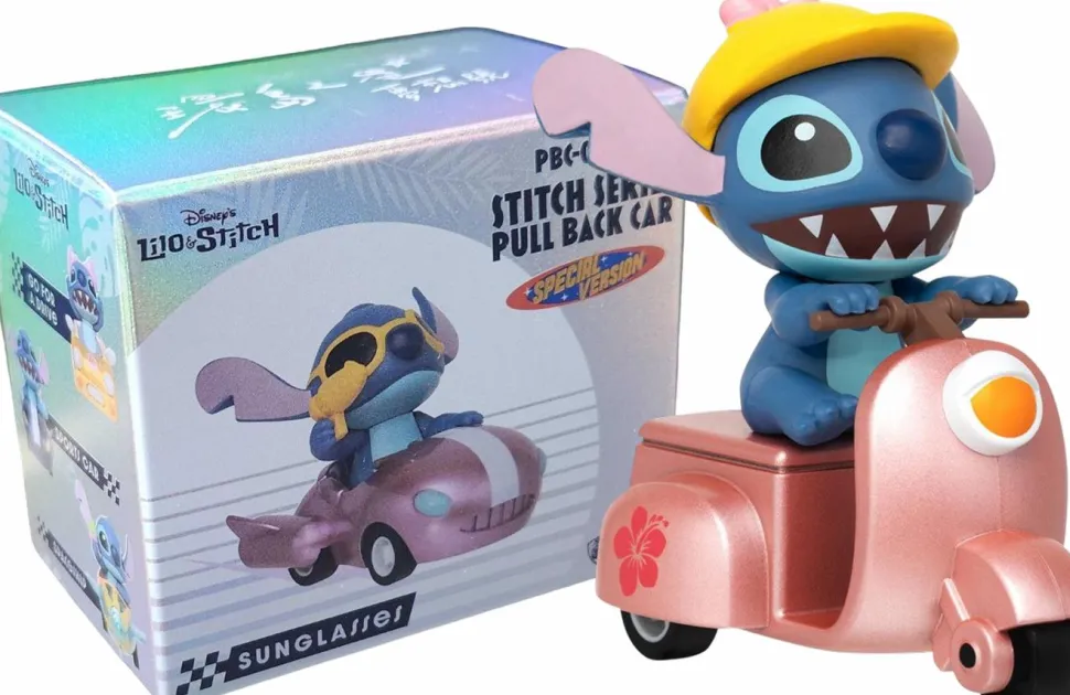 Lilo & Stitch - Stitch Pull Back Car Special Version Blind Box Figure (Single Unit)