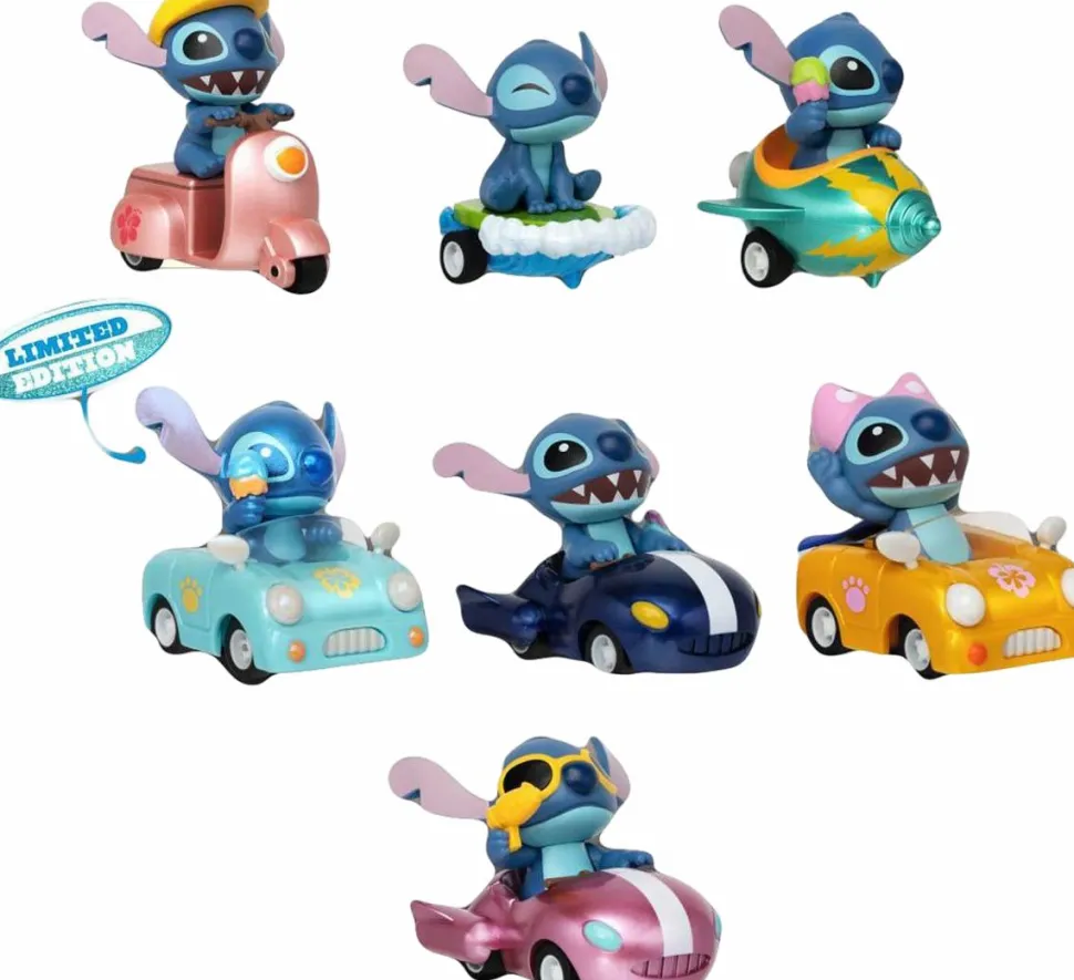 Lilo & Stitch - Stitch Pull Back Car Special Version Blind Box Figure (Display of 6)
