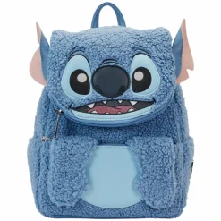 Lilo & Stitch - Stitch Sherpa Cosplay 10" Faux Leather Mini Backpack