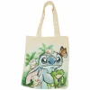Lilo & Stitch - Stitch Springtime Daisy 14" Canvas Tote Bag