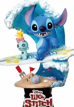 Lilo & Stitch - Stitch Surfing D-Stage 6" Diorama Statue