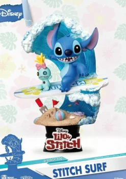 Lilo & Stitch - Stitch Surfing D-Stage 6" Diorama Statue