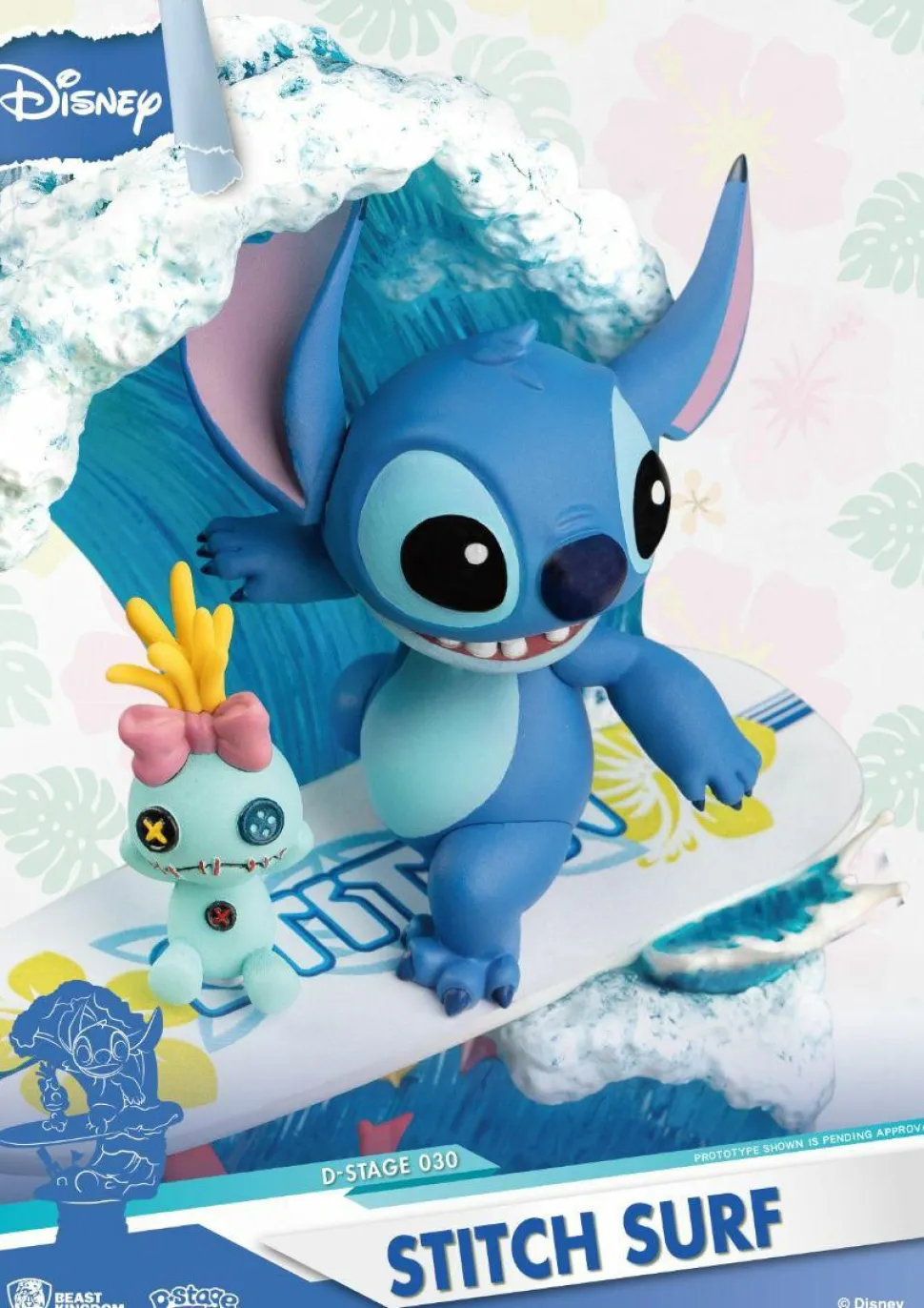 Lilo & Stitch - Stitch Surfing D-Stage 6" Diorama Statue