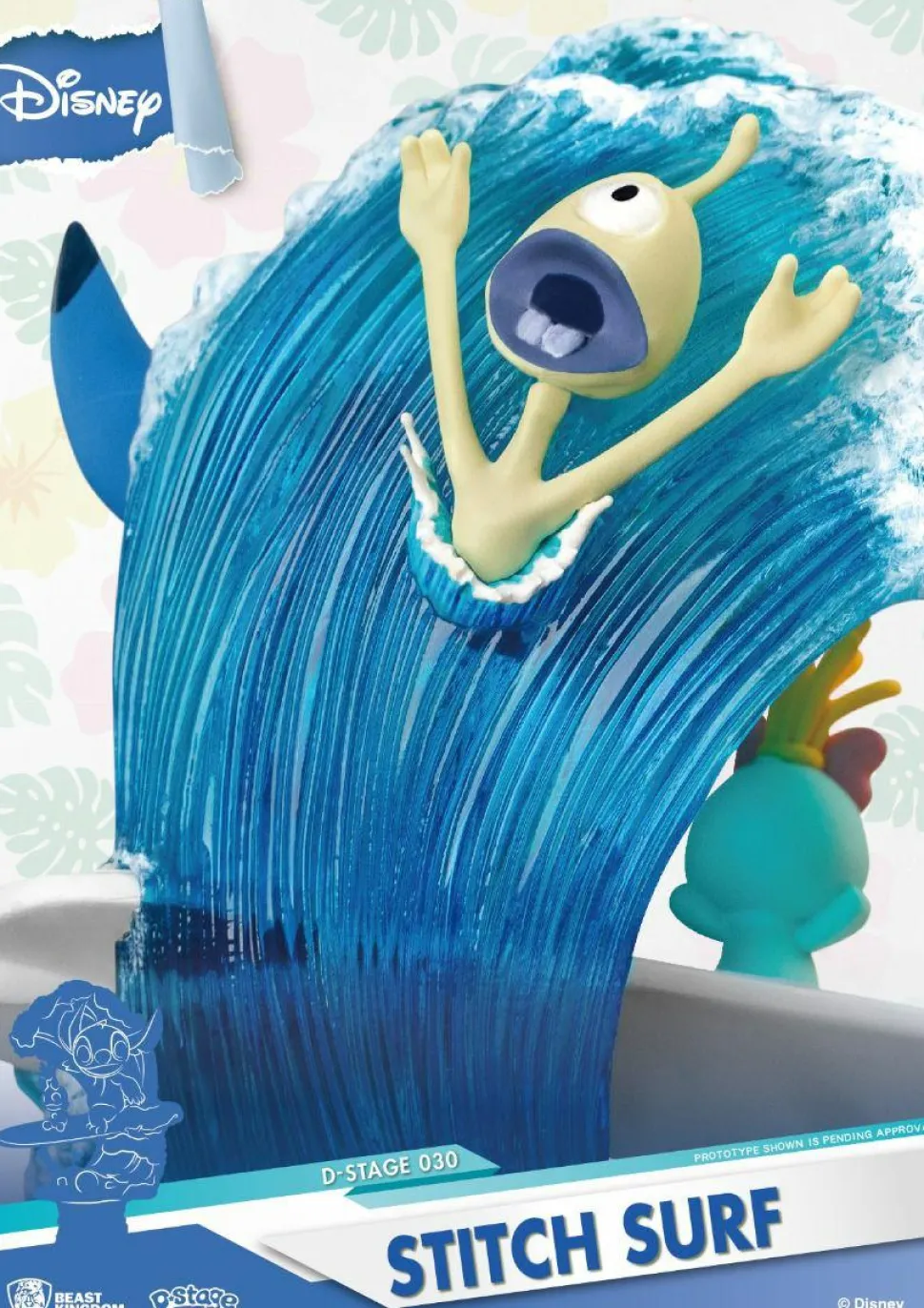 Lilo & Stitch - Stitch Surfing D-Stage 6" Diorama Statue