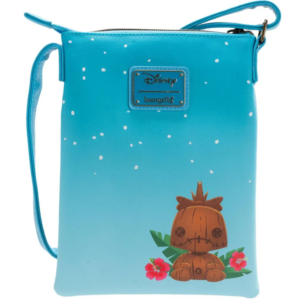 Lilo & Stitch - Stitch Tiki 9" Faux Leather Passport Bag