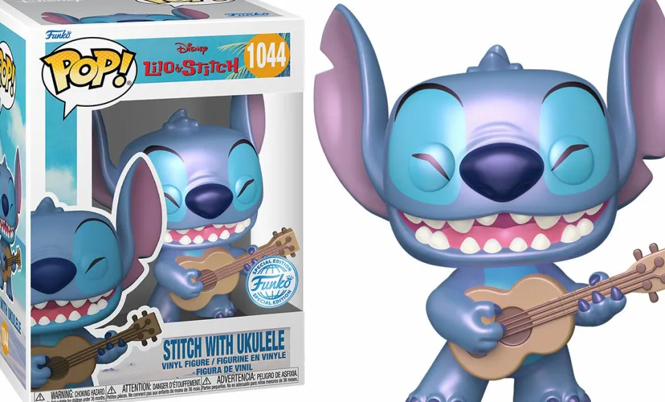 Lilo & Stitch - Stitch with Ukulele (Pearlescent) Pop! Vinyl Figure
