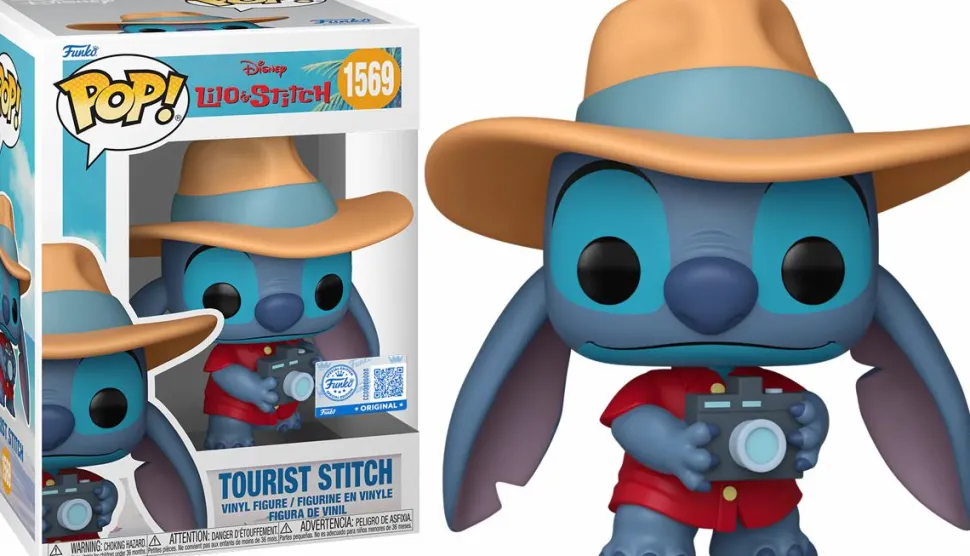Lilo & Stitch - Tourist Stitch Pop! Vinyl Figure (Popcultcha Exclusive)