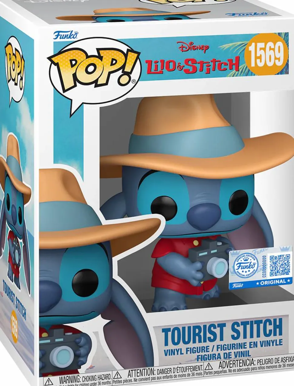 Lilo & Stitch - Tourist Stitch Pop! Vinyl Figure (Popcultcha Exclusive)