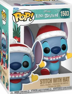Lilo & Stitch: Holiday - Stitch with Santa Hat Pop! Vinyl Figure
