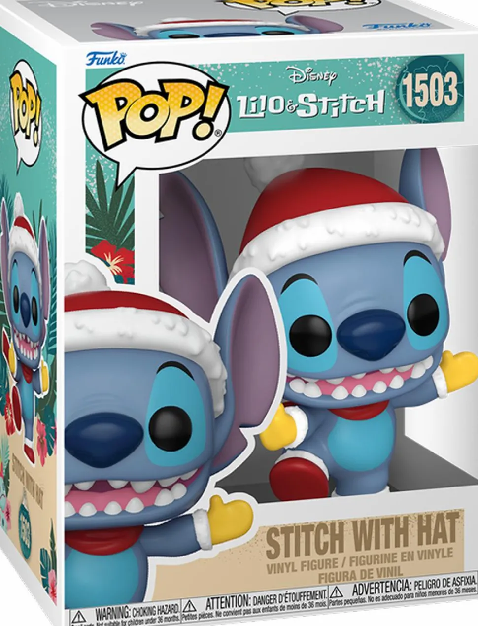 Lilo & Stitch: Holiday - Stitch with Santa Hat Pop! Vinyl Figure