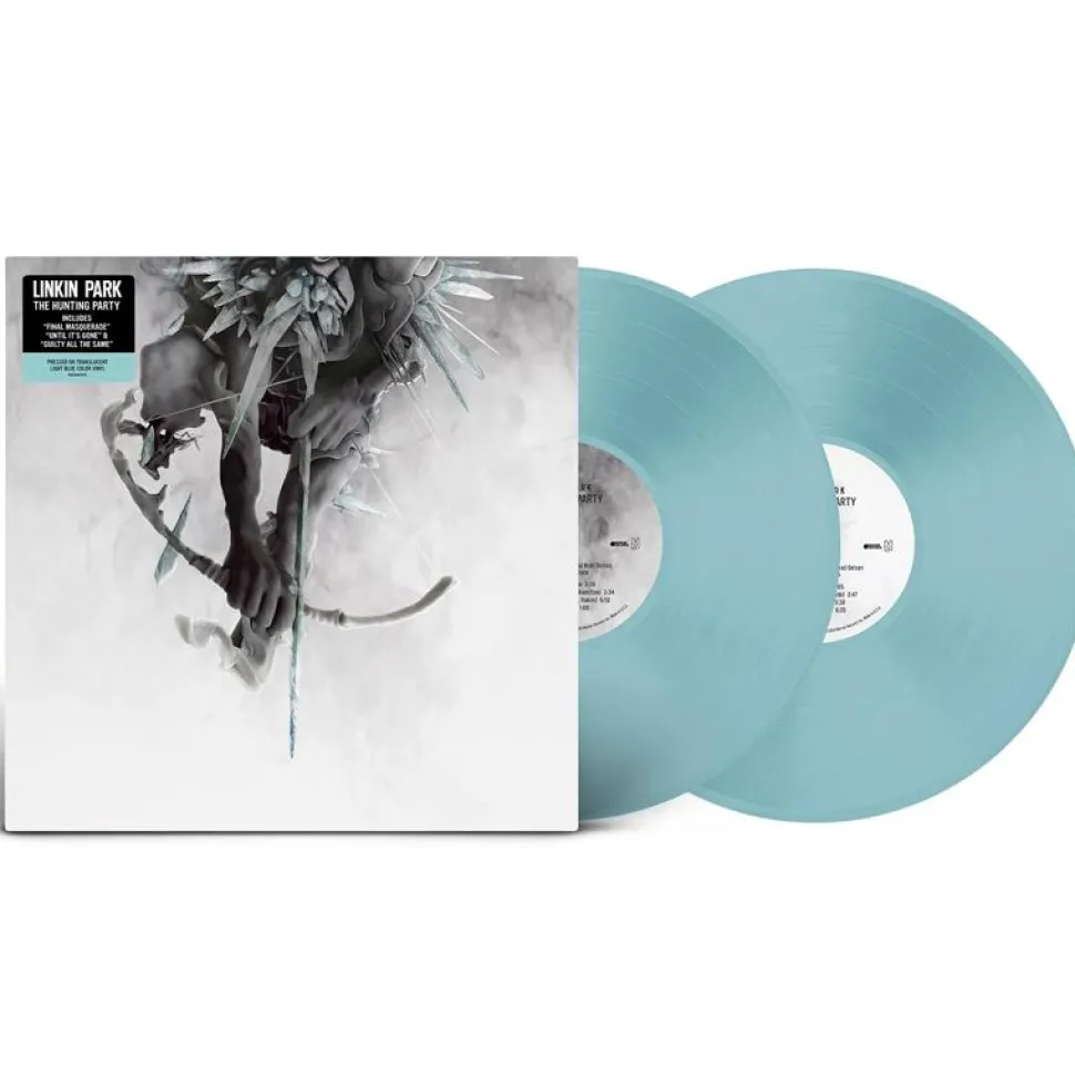 Linkin Park - The Hunting Party 2xLP Vinyl Record (Translucent Light Blue Coloured Vinyl)