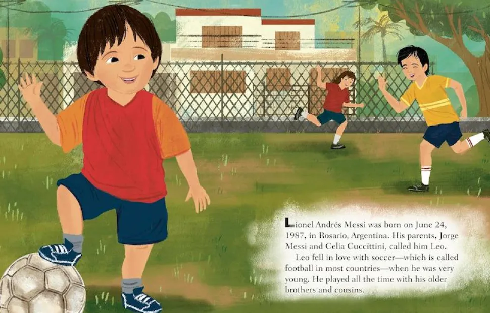 Lionel Messi - A Little Golden Book Biography Hardcover Book