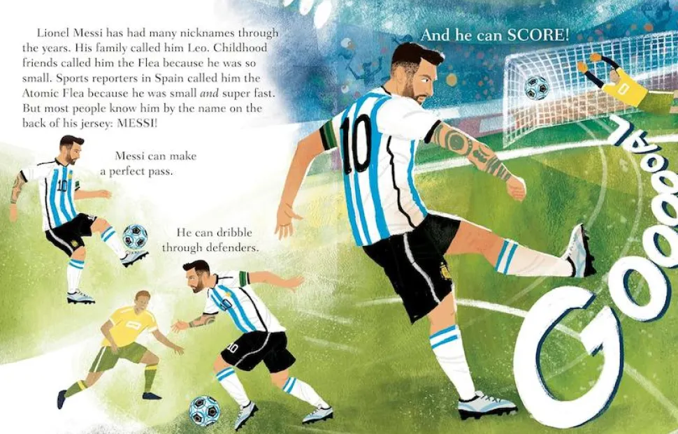 Lionel Messi - A Little Golden Book Biography Hardcover Book