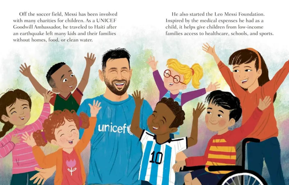 Lionel Messi - A Little Golden Book Biography Hardcover Book