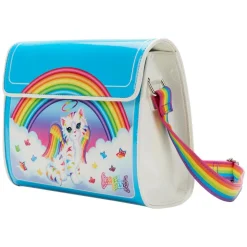 Lisa Frank - Angel Kitty 7” Faux Leather Crossbody Bag