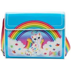 Lisa Frank - Angel Kitty 7” Faux Leather Crossbody Bag