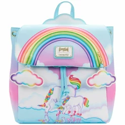 Lisa Frank - Markie Reflection 11” Faux Leather Mini Backpack