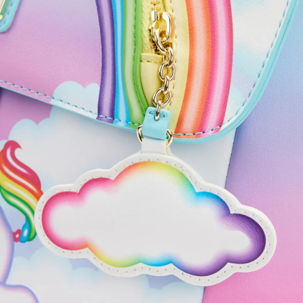 Lisa Frank - Markie Reflection 11” Faux Leather Mini Backpack