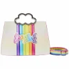 Lisa Frank - Rainbow Cloud 8” Faux Leather Crossbody Bag